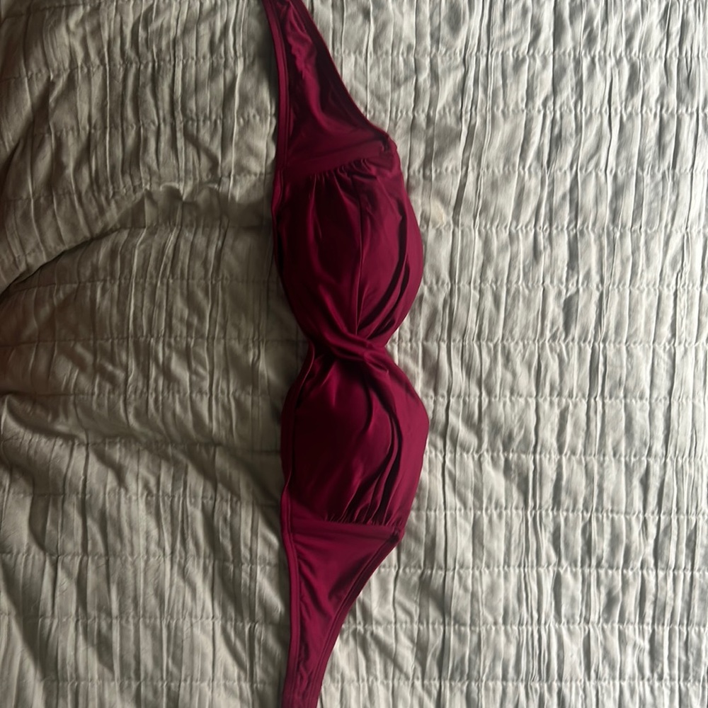 a bathing suit top, wore once, very comfortable and cute but doesn’t fit anymore